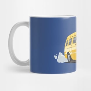 cartoon taxi bus Mug